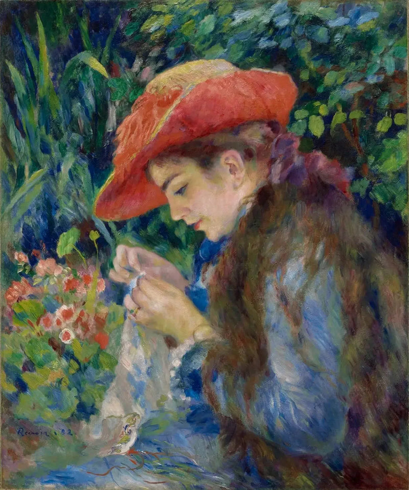 Neiti Marie-Thérèse Durand-Ruel Cousant - Pierre-Auguste Renoir