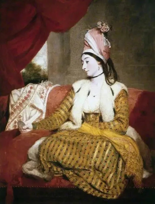 Mme Baldwin (1763–1839), orientaalisessa asussa - Joshua Reynolds