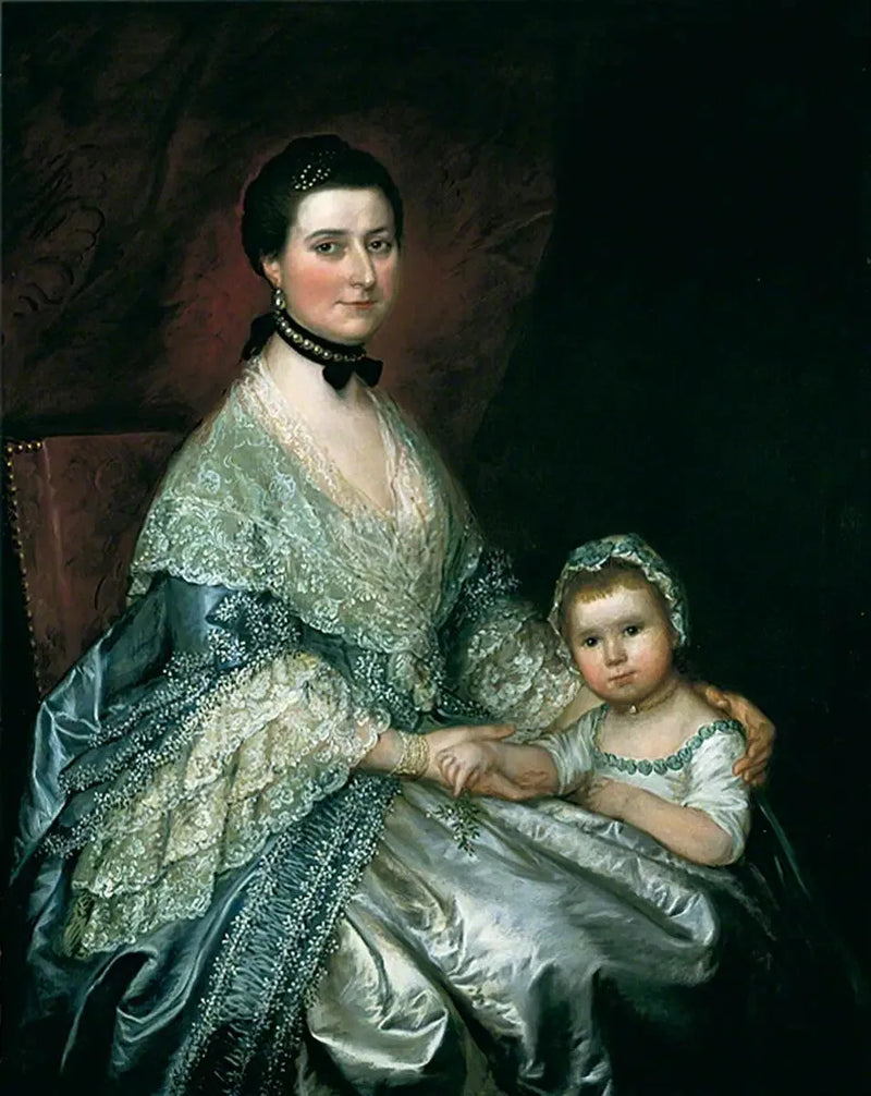 Mme Bedingfield ja hänen tyttärensä - Thomas Gainsborough