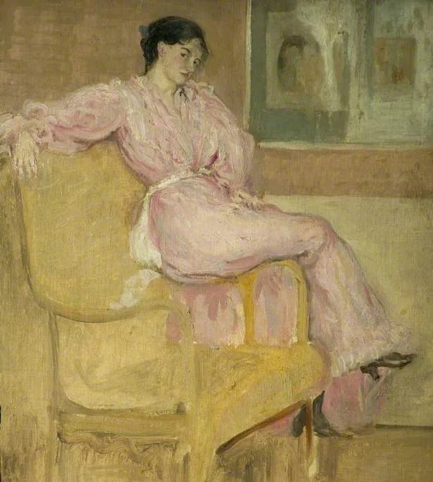 Mme Conder in Roosa - Charles Conder