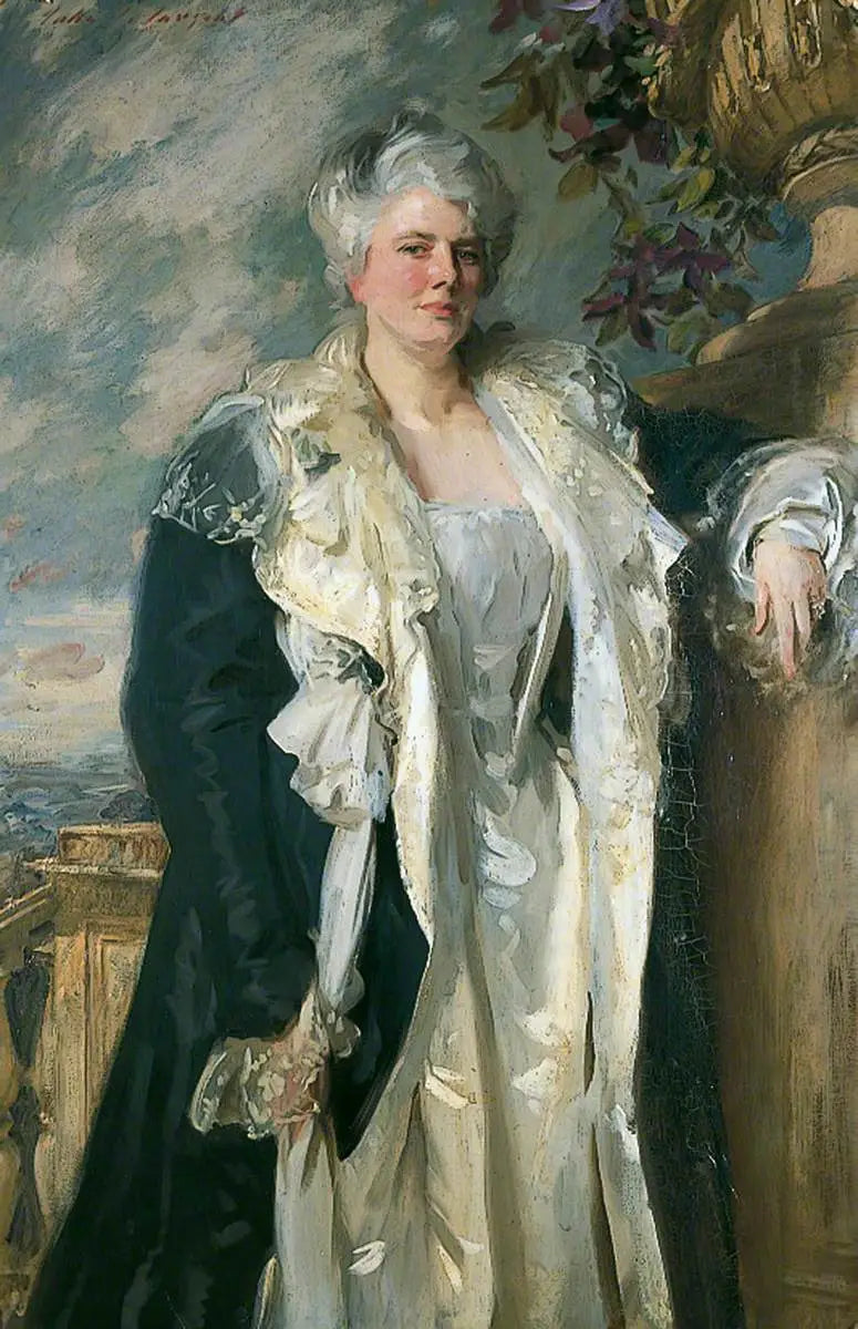 Reproduction du tableau « Mme Ernest Hills - John Singer Sargent » par Alpha Reproduction en peinture à l’huile