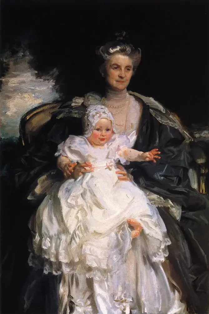Rouva Henry Phipps ja hänen pojanpoikansa Winston - John Singer Sargent