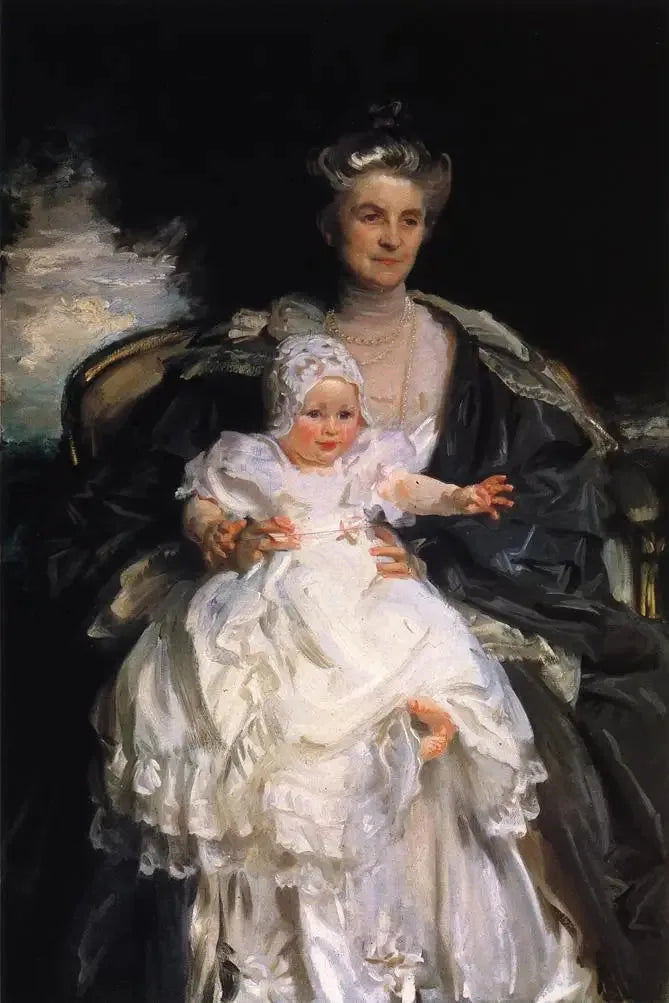 Rouva Henry Phipps ja hänen pojanpoikansa Winston - John Singer Sargent