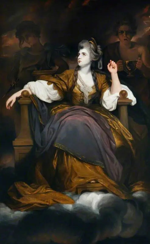Mme Sarah Siddons, née Kemble (1755–1831), roolissa « Tragedinen muusa » - Joshua Reynolds