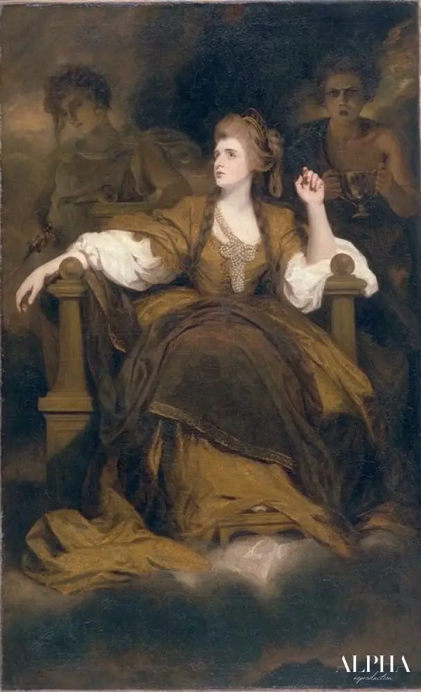 Mme Siddons, la muse tragique - Joshua Reynolds - Reproductions de tableaux et peintures haut de gamme