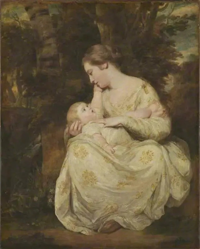 Mme Susanna Hoare ja hänen lapsensa - Joshua Reynolds