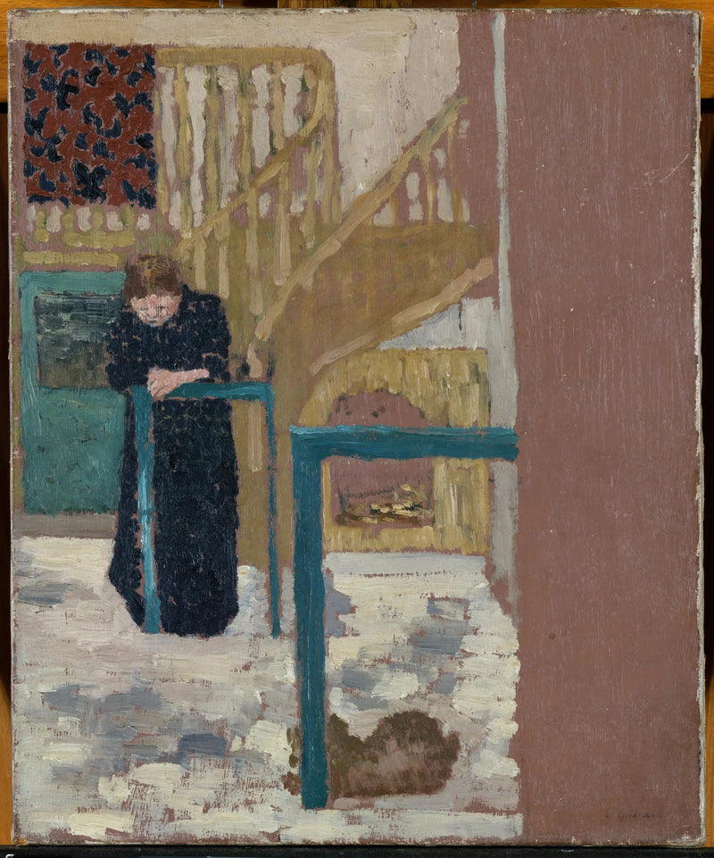 Mme Vuillard ateljeessa lavastajan työpajassa - Édouard Vuillard