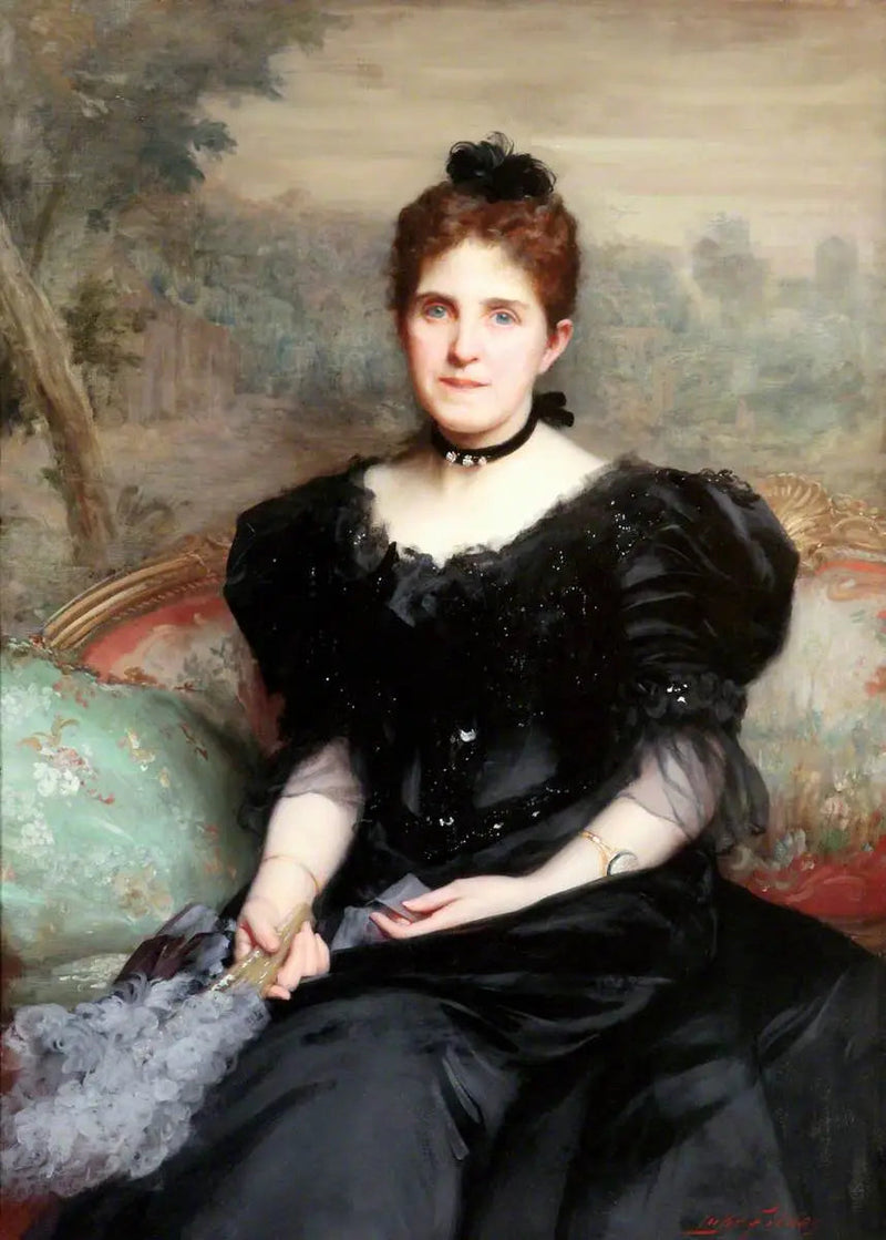 Mme William Hesketh Lever (n. noin 1851–1913), myöhemmin ensimmäinen Lady Lever - Luke Fildes