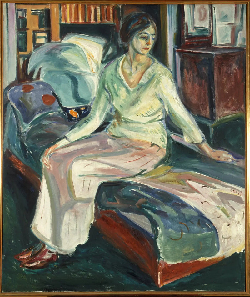 Mies sohvan päällä - Edvard Munch