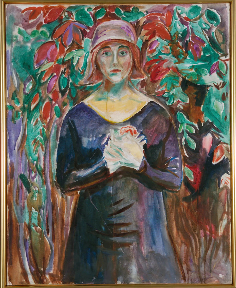 Malli puutarhassa - Edvard Munch