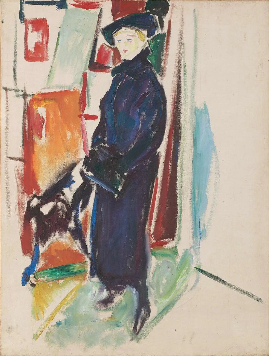Hattu- ja takkimalli - Edvard Munch