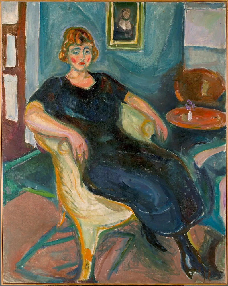 Malli keinutuolissa - Edvard Munch