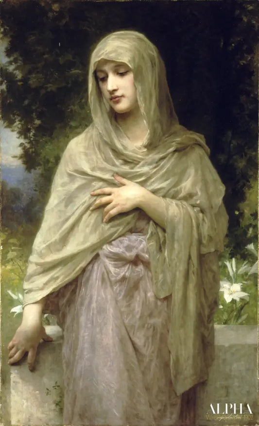 Modestie - William Bouguereau - Reproductions de tableaux et peintures haut de gamme