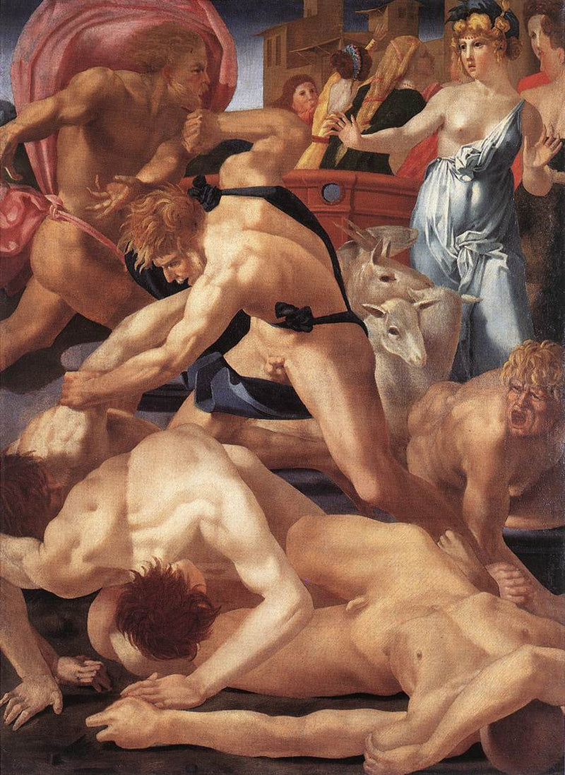 Mooses puolustaa Jethron tyttäriä - Rosso Fiorentino