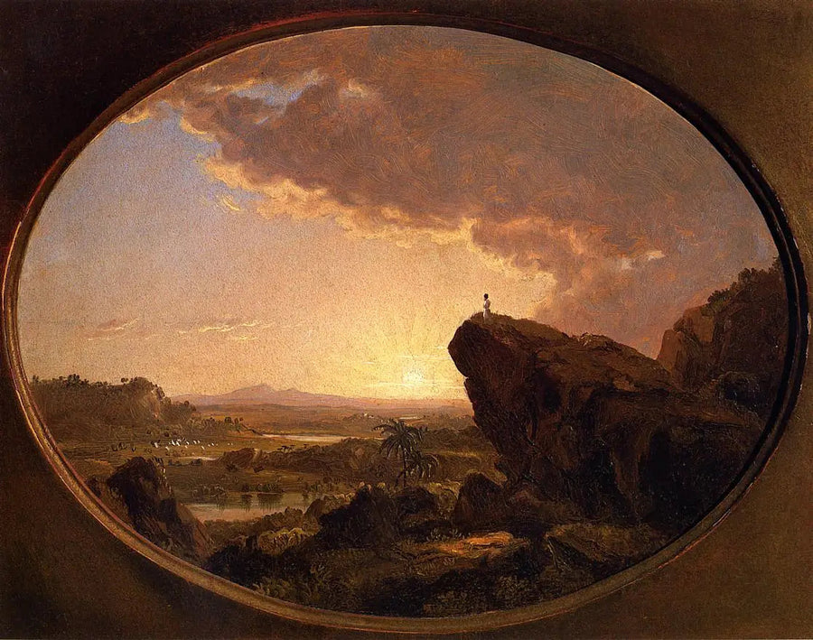 Mooses katselee luvattua maata - Frederic Edwin Church