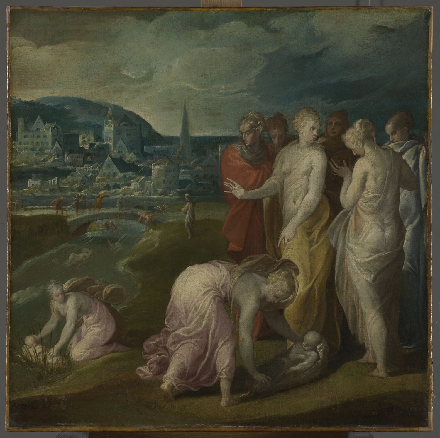 Moïse sauvé des eaux - Nicolò dell' Abate