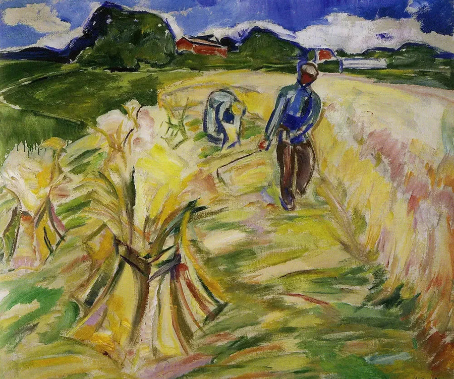 Maissin korjuu - Edvard Munch