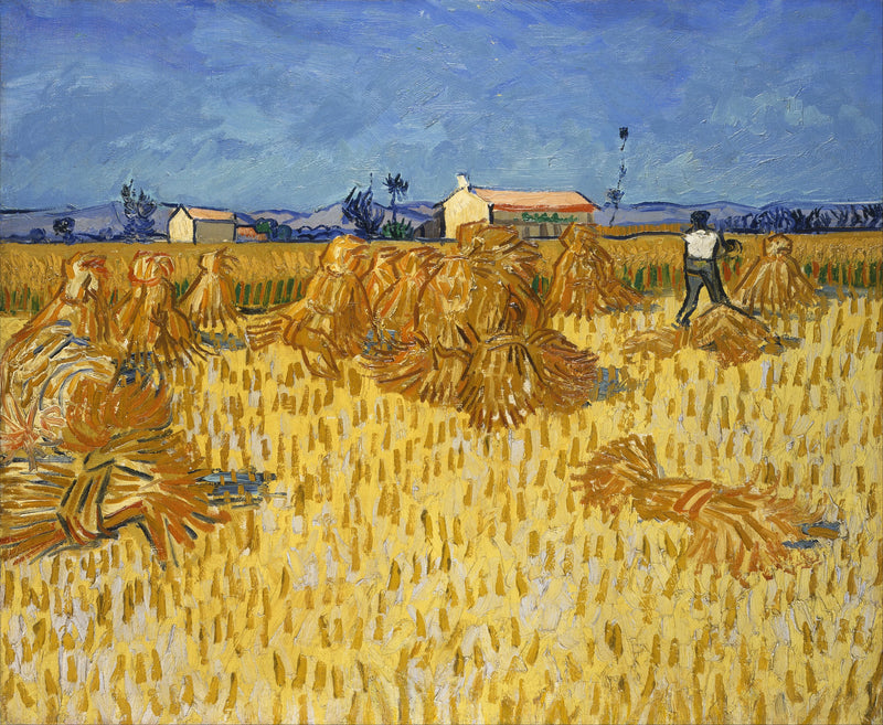 Sadonkorjuu Provencessa. - Vincent van Gogh