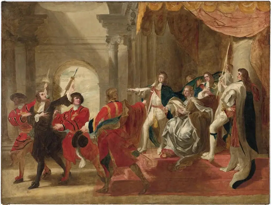 Monmouth ennen Jaakko II - John Singleton Copley
