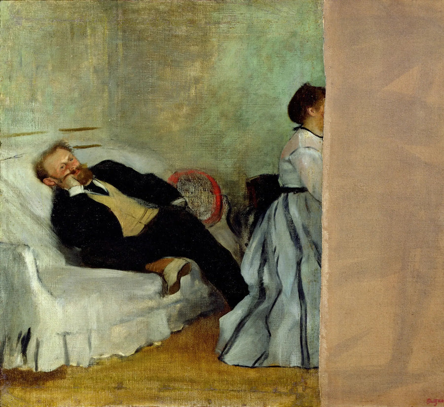 Herra ja rouva Édouard Manet - Edgar Degas