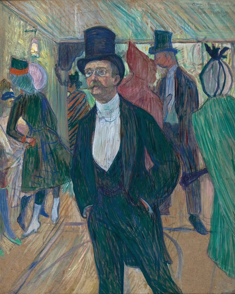 Herra Fourcade - Henri de Toulouse-Lautrec