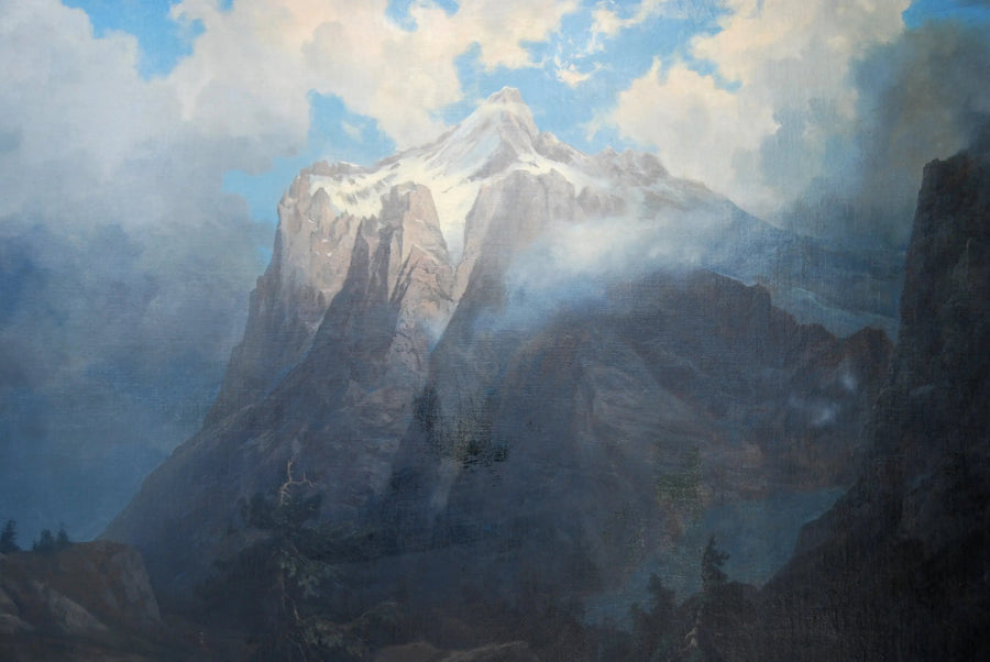 Mont Brewer King's River Canyonista, Kalifornia - Albert Bierstadt