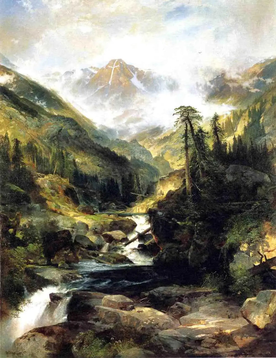 Sainte Croixin vuori - Thomas Moran