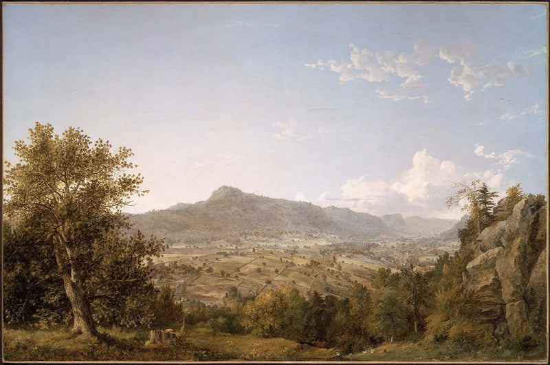 Montagne Schatacook, laakso Housatonic, Connecticut - Jasper Francis Cropsey