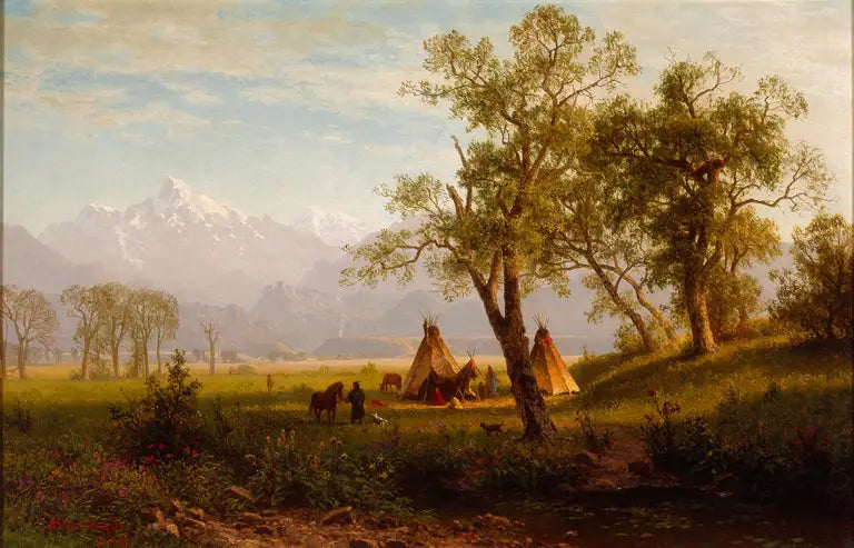 Wind Riverin vuoret, Nebraskan alue - Albert Bierstadt