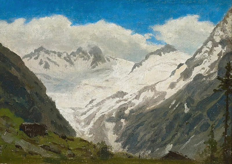 Lumiset vuoret. Tyrol. - Peder Severin Krøyer