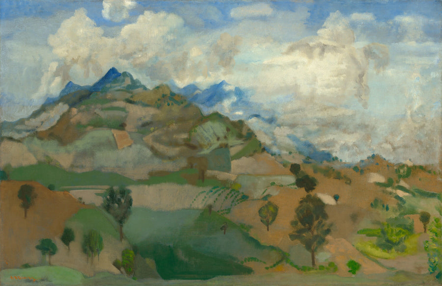 Les montagnes de l'Ombrie - Arthur B. Davies