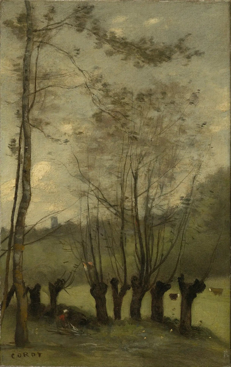 Montlhéry. Aavikko pajujen kanssa - Jean-Baptiste Camille Corot