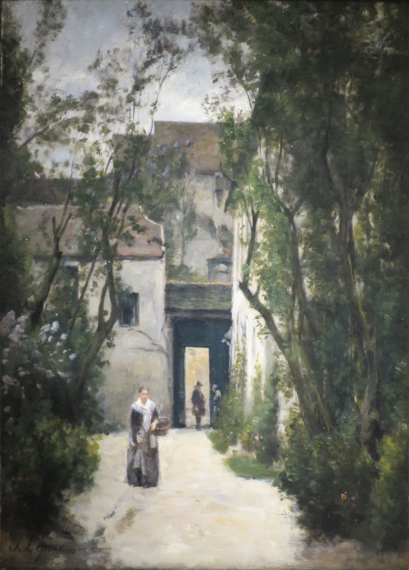 Montmartre. Aikainen piha Fontenelle- kadulla - Stanislas Lépine