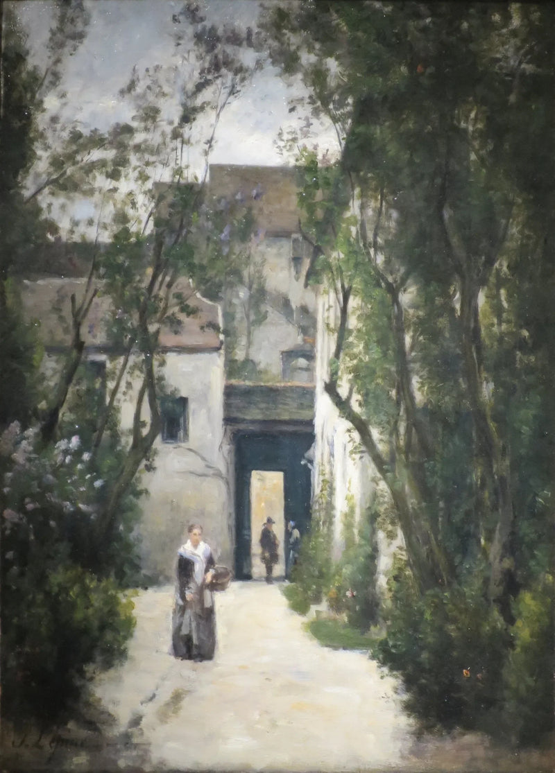Montmartre. Aikainen piha Fontenelle- kadulla - Stanislas Lépine