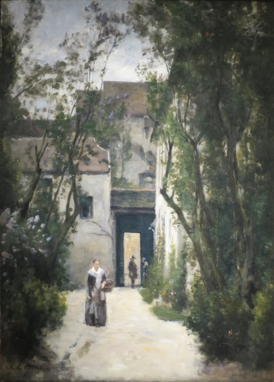 Montmartre. Aikainen piha Fontenelle- kadulla - Stanislas Lépine