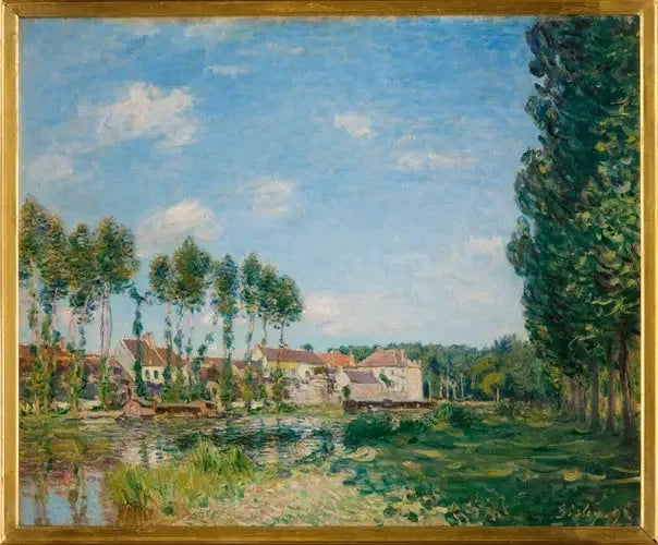 Moret, Loingin rannat - Alfred Sisley