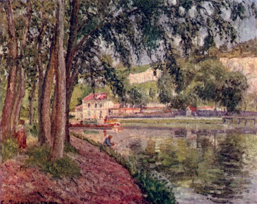 Moret, Loing-kanava - Camille Pissarro
