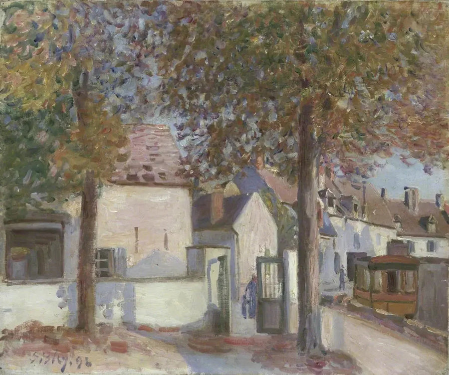 Moret-sur-Loing (Fossés-katu) - Alfred Sisley