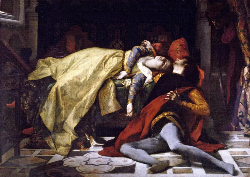 Francescan ja Paolo Malatestan kuolema - Alexandre Cabanel