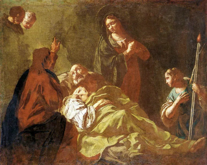 Joosefin kuolema - Giovanni Battista Piazzetta