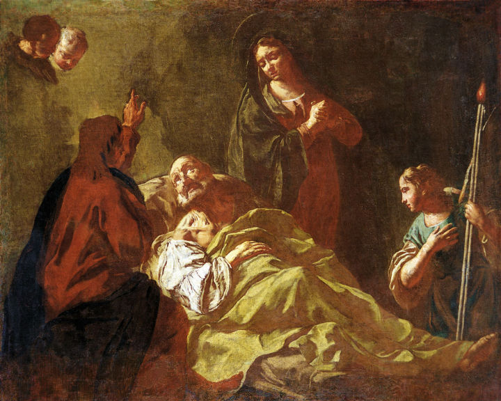 Joosefin kuolema - Giovanni Battista Piazzetta
