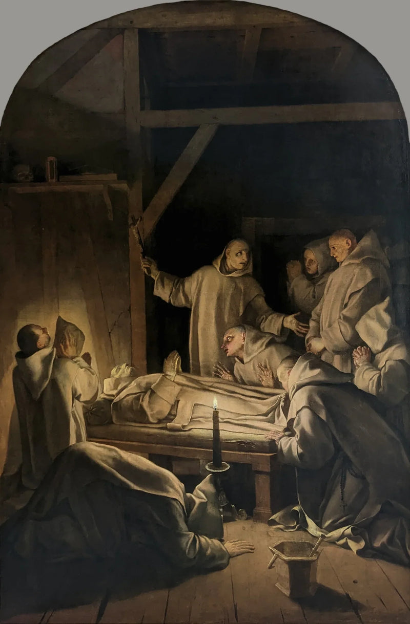 Pyhä Bruno kuolema - Eustache Le Sueur