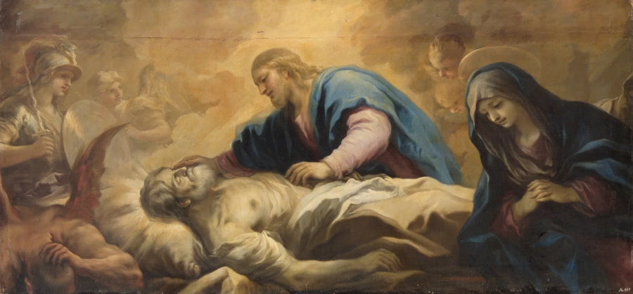 Pyhä Joosefin kuolema - Luca Giordano