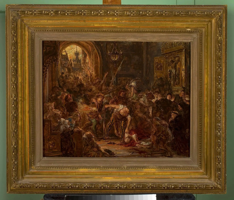 Tęczyński kuolee fransiskaaniluostarissa - Jan Matejko