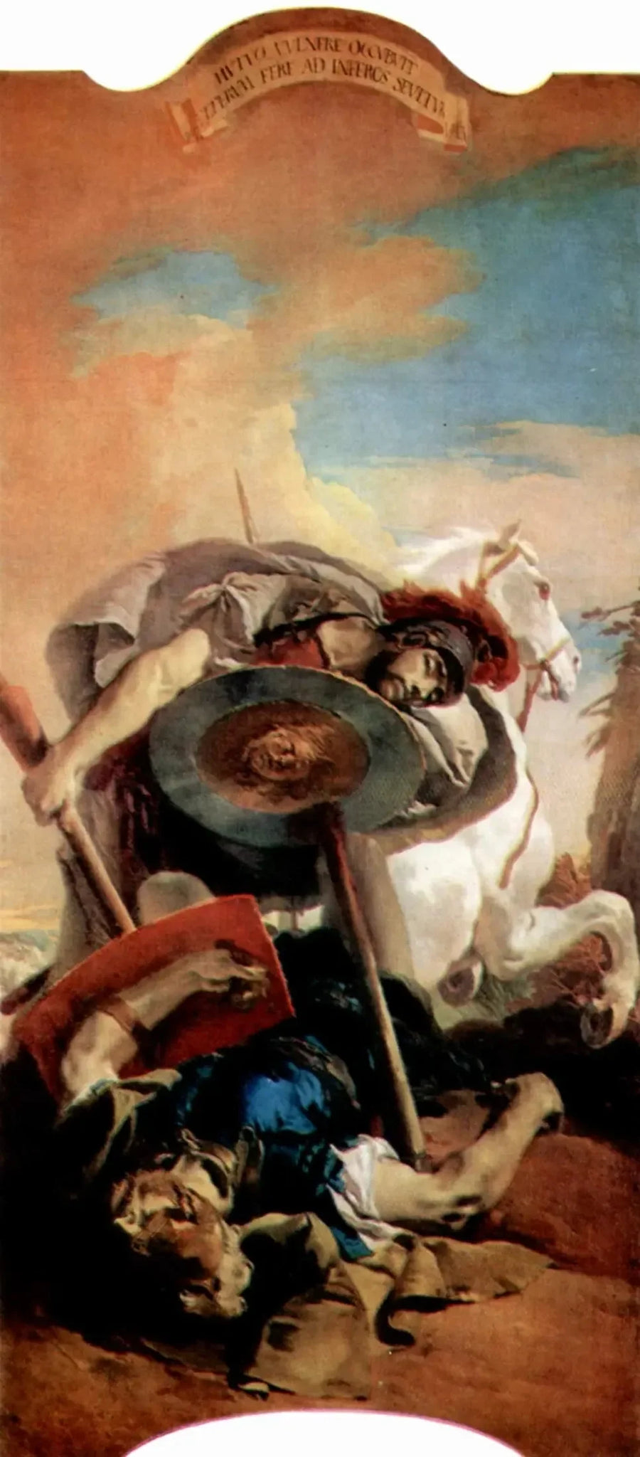Kuolema konsuli L. J. Brutuksesta kaksintaistelussa Arunsin kanssa - Giovanni Battista Tiepolo