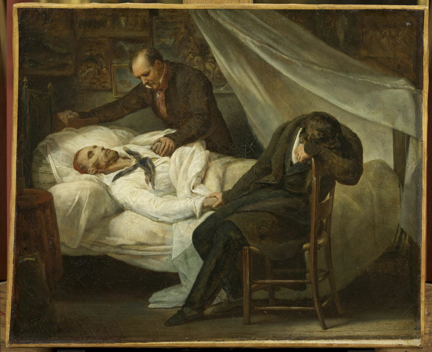 La mort de Géricault, le 26 janvier 1824 - Ary Scheffer
