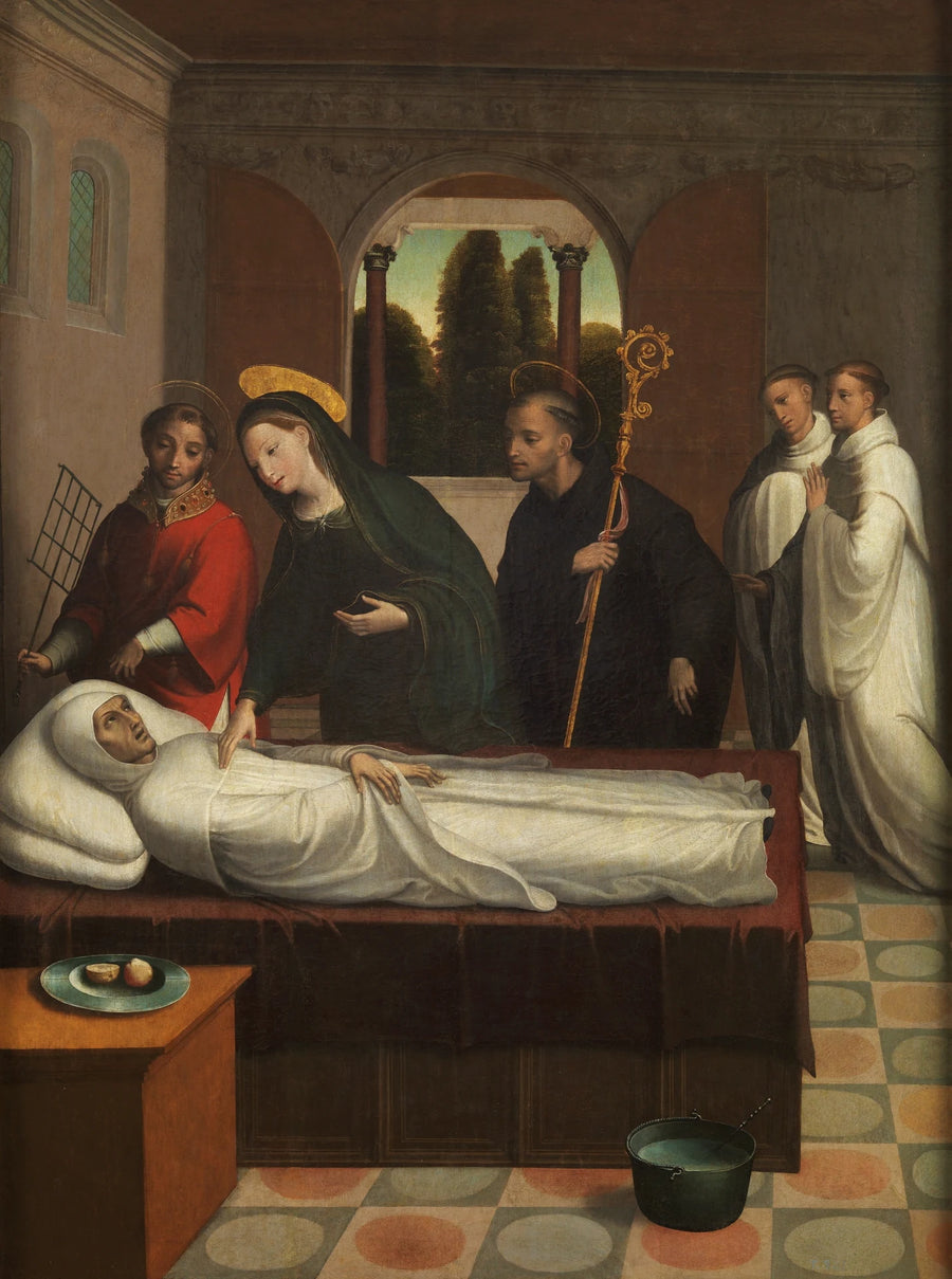 La mort de saint Bernard - Juan Correa de Vivar