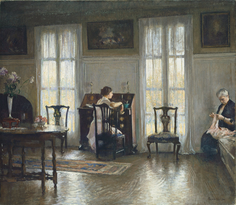 Äiti ja Maria - Edmund Charles Tarbell