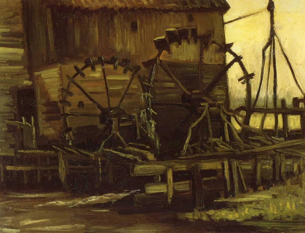 Reproduction du tableau « Moulin à eau de Gennep - Vincent van Gogh » par Alpha Reproduction en peinture à l’huile