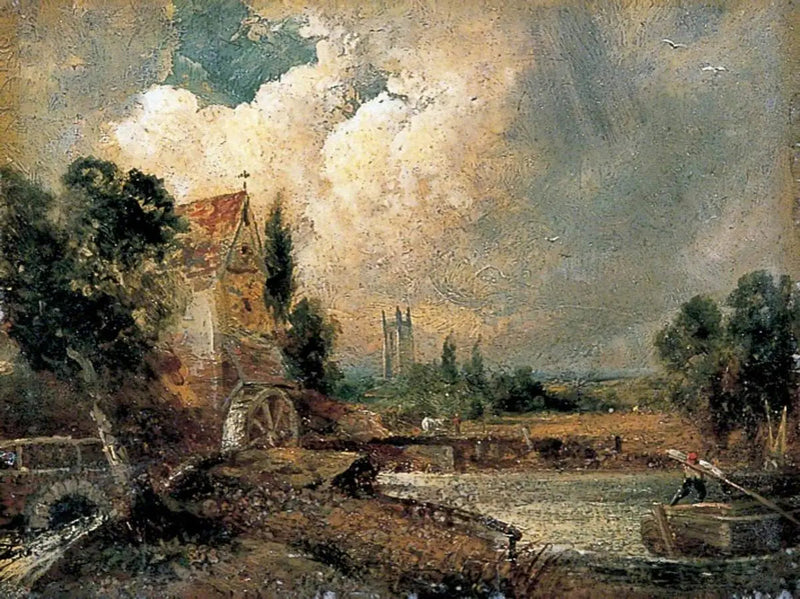 Flatford'n vesimylly, Kent - John Constable